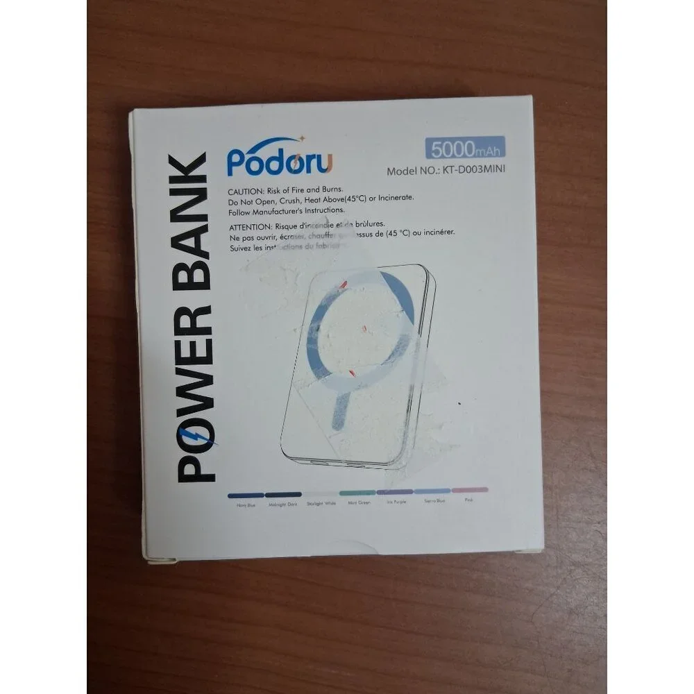 NIB Podoru Power Bank 5000mAh Magnetic Wireless KT-D003MINI